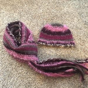 Matching scarf and hat